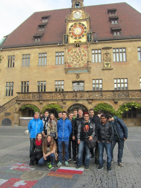 Uczniowie  wodzisławskiego ZST z wizytą w niemieckiej szkole Wilhelm-Maybach Schule w Heilbronn, materiały prasowe